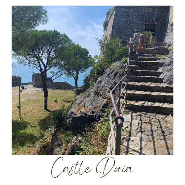 The main entry to Castle Doria