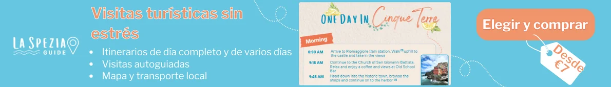 Compre sus itinerarios preconfeccionados y personalizados para La Spezia y Cinque Terre